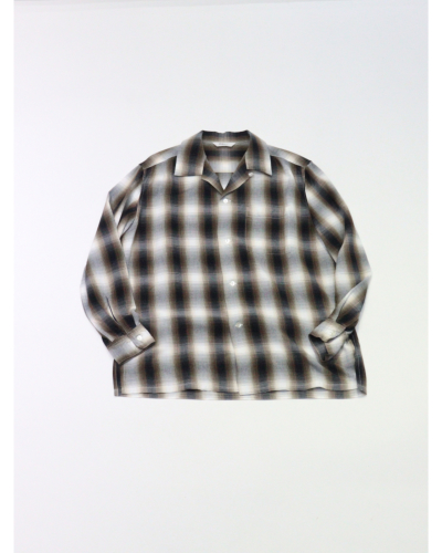 PHEENY（フィーニー）PS26-SH02 Rayon Ombre Check L/S Shirtの通販