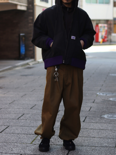 NEEDLES(ニードルズ)PU193 ZIPPED WORK HOODY - 11OZ C/Oの NEEDLES(ニードルズ)PU193 ZIPPED WORK HOODY - 11OZ C/Oの