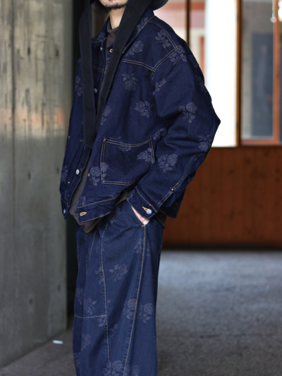 NEEDLES（ニードルズ）PU196 M.W. JEAN JACKET-13OZ DENIM/ROSE JQ.の