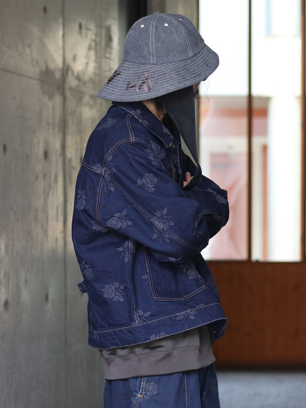 NEEDLES(ニードルズ)PU196 M.W. JEAN JACKET-13OZ DENIM/ROSE NEEDLES(ニードルズ)PU196 M.W. JEAN JACKET-13OZ DENIM/ROSE