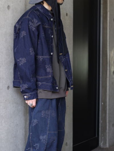 NEEDLES（ニードルズ）PU196 M.W. JEAN JACKET-13OZ DENIM/ROSE