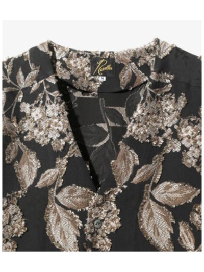 NEEDLES（ニードルズ）PU227 V Neck Shirt - C/CU/PE Flower Cut