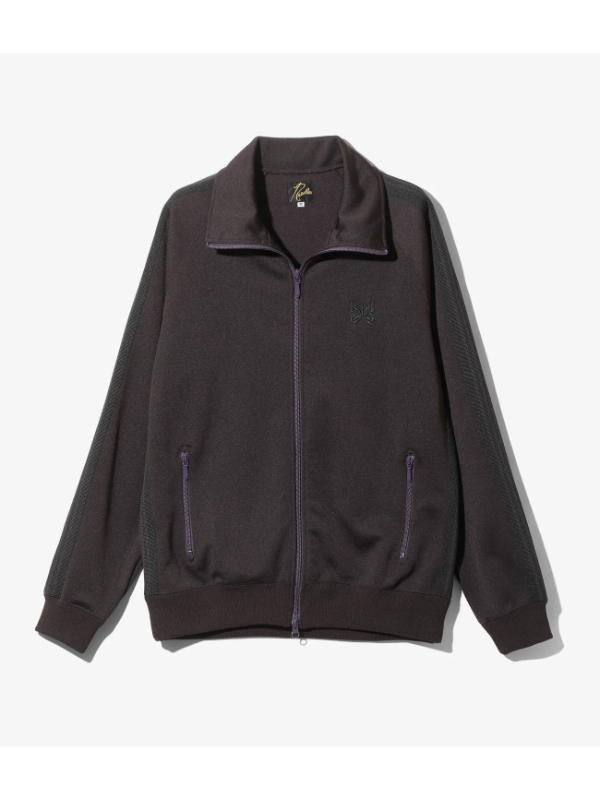 PU271 トラックジャケット　M ブラック　ブラウン needles NEEDLES（ニードルズ）PU271 TRACK JACKET - POLY SMOOTHの通販