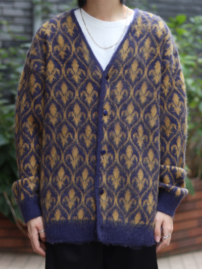 Needles ニードルズ Mohair Cardigan L ダークブラウン 23FW】Needles ニードルズ モヘアカーディガン アーガイル