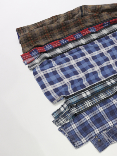 Needlesフルジップ NEEDLES（ニードルズ）PU347 Rebuids by Needles Flannel Shirt