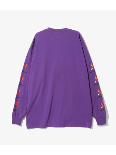 紫電（シデン） PU724 L/S Crew Neck Tee - Cotton Jersey