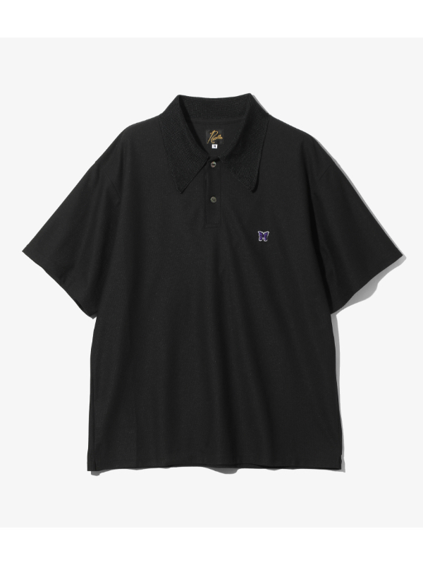◆ポロ◆ NEEDLES（ニードルズ) QV352 S/S Polo Shirt - Poly Pique[FINAL