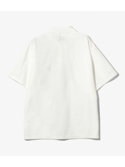 Tシャツ・カットソー Needles SS25 Polo shirts (QV352 A WHITE) NEEDLES（ニードルズ) QV352 S/S Polo Shirt - Poly Pique[FINAL