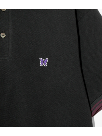 NEEDLES（ニードルズ) QV354 Shawl Collar S/S Polo - Cotton
