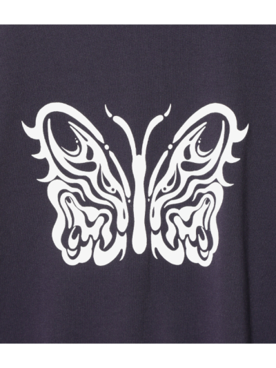 NEEDLES × KAE TANAKA Butterfly T-Shirt QV433 OFF WHITE KAE TANAKA X NEEDLES S/S CREW NECK TEE - OFF WHITE