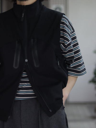 ROTOL（ロトル) R24SCHD24 WIDE TWIST SHORT SLEEVE TEE BORDER