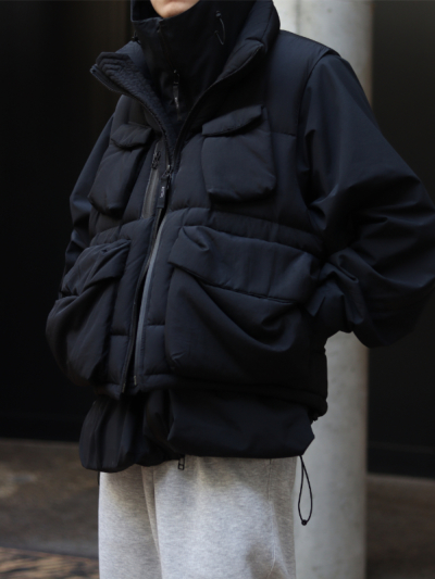 【ROTOL / ロトル】REVERSIBLE SHORT DOWN VEST REVERSIBLE SUPER SHORT DOWN VEST – ROTOL