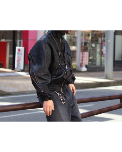 くらのすけ　ROTOL BLOUSON BLACK ROTOL（ロトル) R25AWOMY02 LEATHER VENTILATION BLOUSONの通販