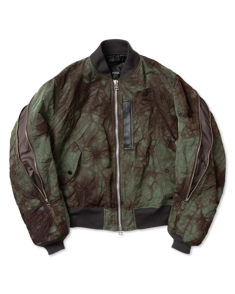 ROTOL（ロトル) R25AWONY08M MARBLE DYE BOMBER BLOUSONの通販