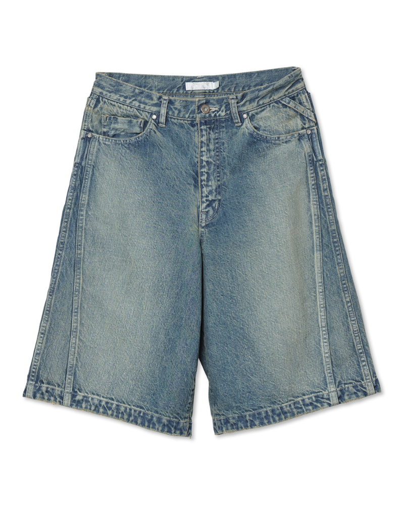 ROTOL / ロトル トリプルシーム 6P NYLON ボトムス ROTOL（ロトル) R26SPEM52 Triple Seams 6P Denim Shorts Damageの通販