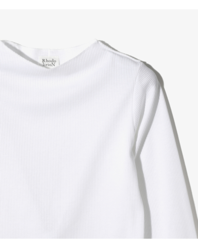 RHODOLIRION（ロドリリオン) RV1096 Ribbed Lace Cuff Pullover Teeの