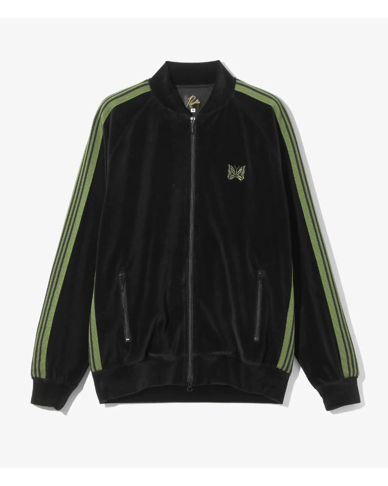 Needles グレー ベロア ジャケット M Needles [ニードルズ] ベロアトラックジャケット [RW323