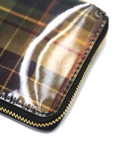 COMME des GARCONS ウォレット 二つ折りZIP LENTICULAR TARTAN International Gallery BEAMS（インターナショナルギャラリー