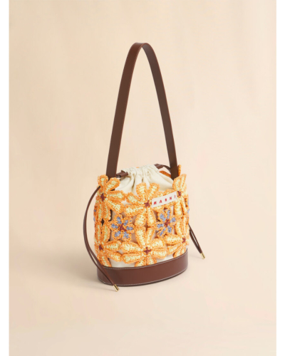 MARNI (マルニ) SCMP0087A0P9112 ペーパーラフィア製 Seaside バケット