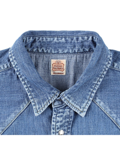 スタンダードカルフォルニアシャツ スタンダードカリフォルニア ストライプ ワーク シャツ | SD T/C