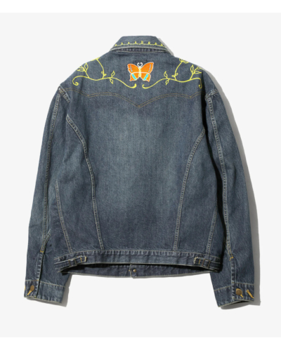 NEEDLES（ニードルズ) SX210 PAPILLON EMB. JEAN JACKET - 12OZ DENIM