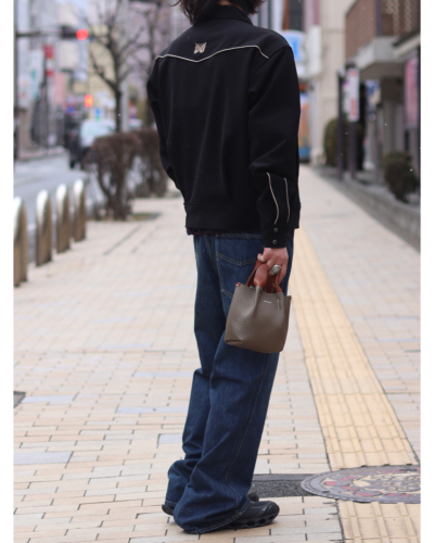 NEEDLES（ニードルズ)SX212 PAPILLON EMB. BOOT-CUT JEAN - 12OZ DENIM