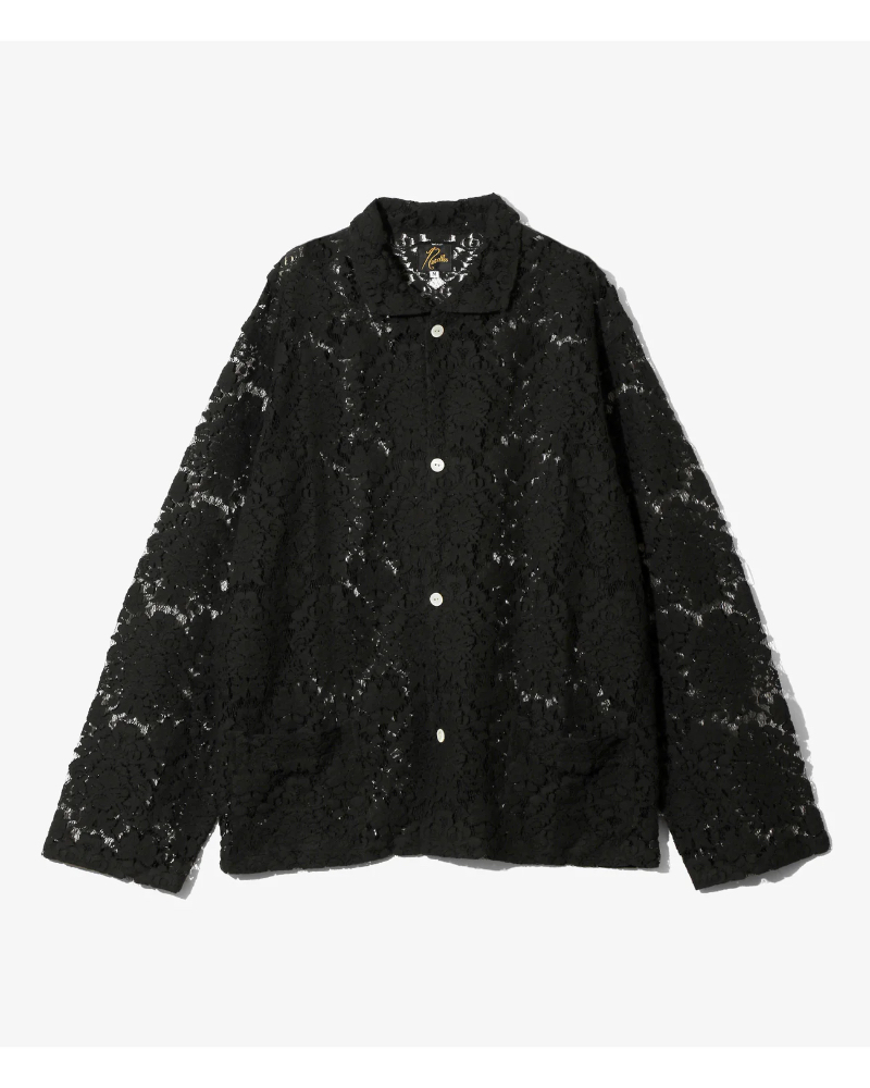 NEEDLES（ニードルズ) SX283B WIDESPREAD COLLAR SHIRT - RASCHEL LACE