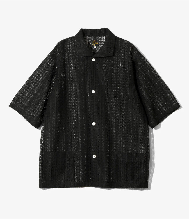 NEEDLES（ニードルズ) SX284 S/S WIDESPREAD COLLAR SHIRT - RASCHEL