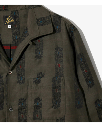 NEEDLES（ニードルズ）SX286 PIN-TUCK COLLAR SHIRT - ABSTRACT