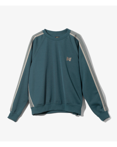 NEEDLES（ニードルズ)SX405C TRACK CREW NECK SHIRT - POLY SMOOTHの