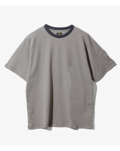 NEEDLES（ニードルズ) SX446 S/S CREW NECK TEE - COTTON STRIPE