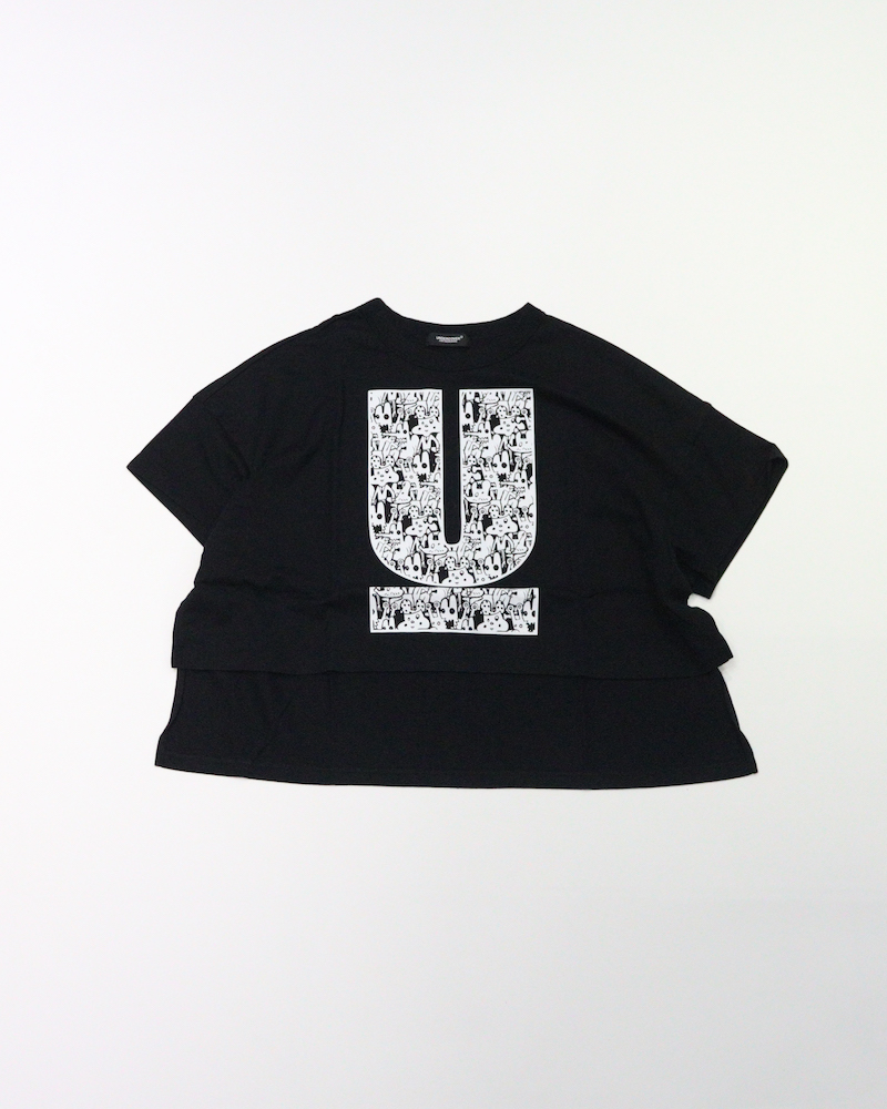 UNDERCOVER  TEE / BLK.    要在庫確認 UNDERCOVER 新品 アンダーカバー BASIC TEE OP U Tシャツ BEAR