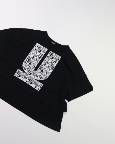 UNDERCOVER（アンダーカバー）UC1E8808-1 FRONT SHORT WIDE TEE