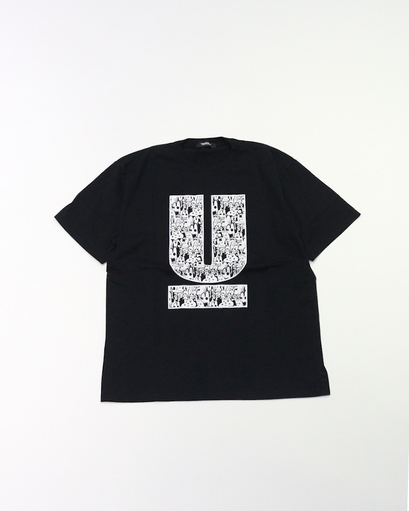 UNDERCOVER / Tシャツ/3/コットン/WHT/プリント/UC1E9811-1 UNDERCOVER（アンダーカバー）UC1E9811-1 TEE CREATURES Uの通販