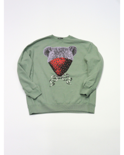 UNDERCOVER（アンダーカバー) UC2E1895-1 BIG SWEAT BEAR STRAWBERRY