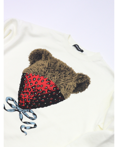 UNDERCOVER（アンダーカバー) UC2E1895-1 BIG SWEAT BEAR STRAWBERRYの