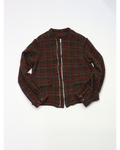 UNDERCOVER（アンダーカバー) UC2E4202 縮絨ウールチェックWZIP