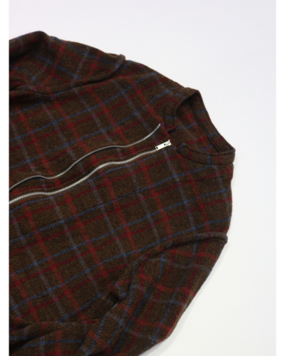 UNDERCOVER（アンダーカバー) UC2E4202 縮絨ウールチェックWZIP