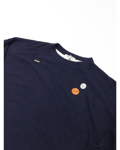 UNDERCOVER（アンダーカバー）UP2E4801 バッジ刺繍パイルL/S TEE