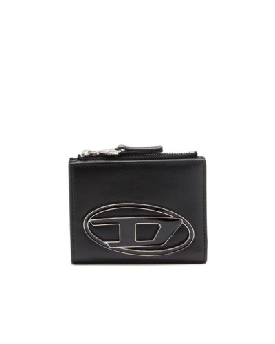 DIESEL (ディーゼル) X09888PR818 Small leather wallet with logo