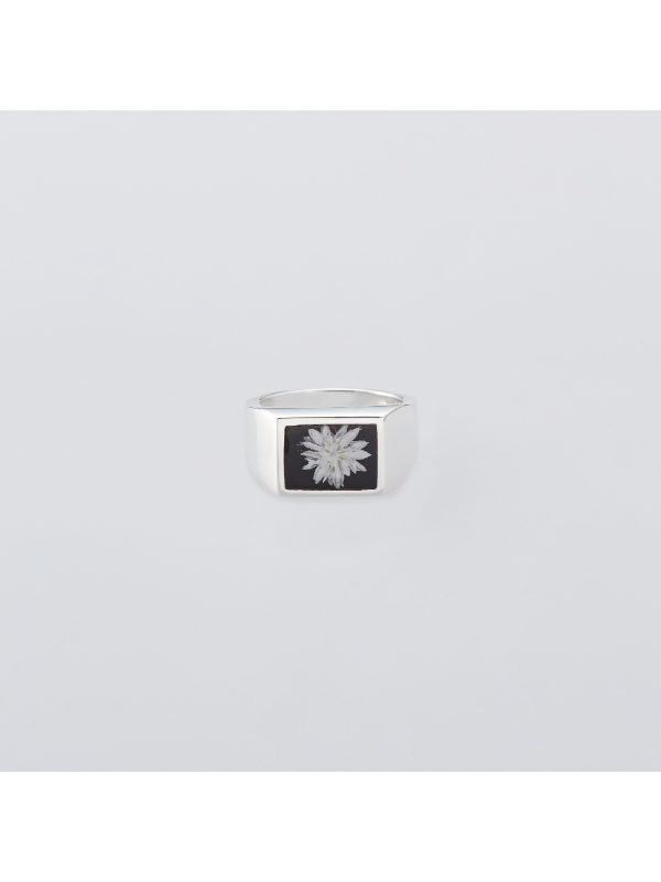 XOLO JEWERLY / ショロジュエリー 】Signet Ring with Flower