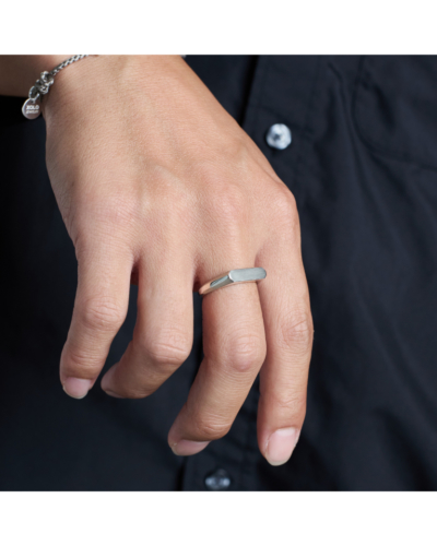XOLO（ショロ）XOR120 Signet Ring with Hair Line -Thin-の通販