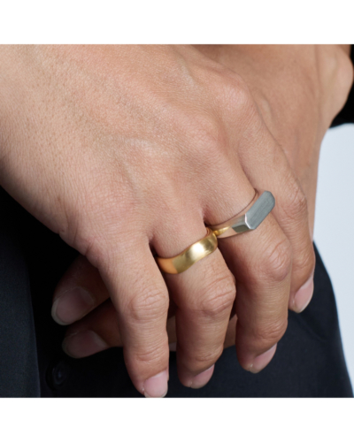 XOLO（ショロ）XOR121 Signet Ring with Hair Line -Thick-の通販