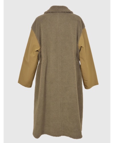 Vachement（ヴァシュモン ）VL-08-203 Taffeta X Boa Reversible Coat