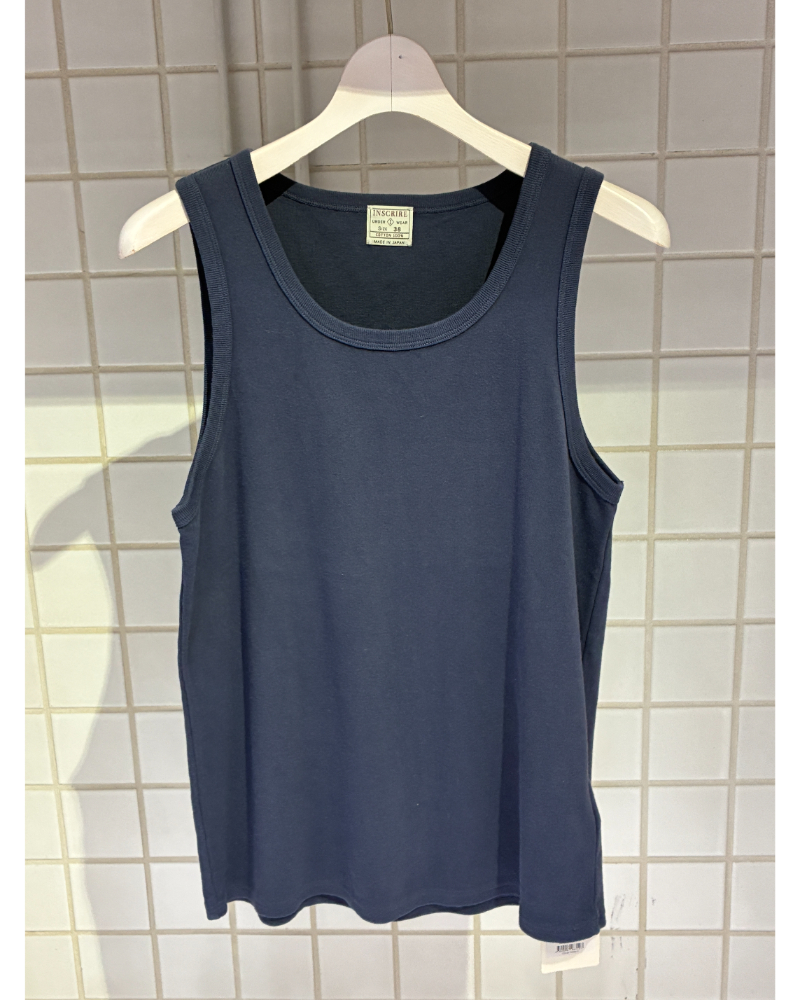 INSCRIRE（アンスクリア) IC261DAI26SSBC10 コットンリネンタンク