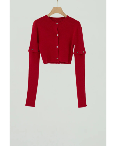 LITTLE $UZIE (リトルスージー) ls62577K COTTON RIB KNIT DETACHABLE