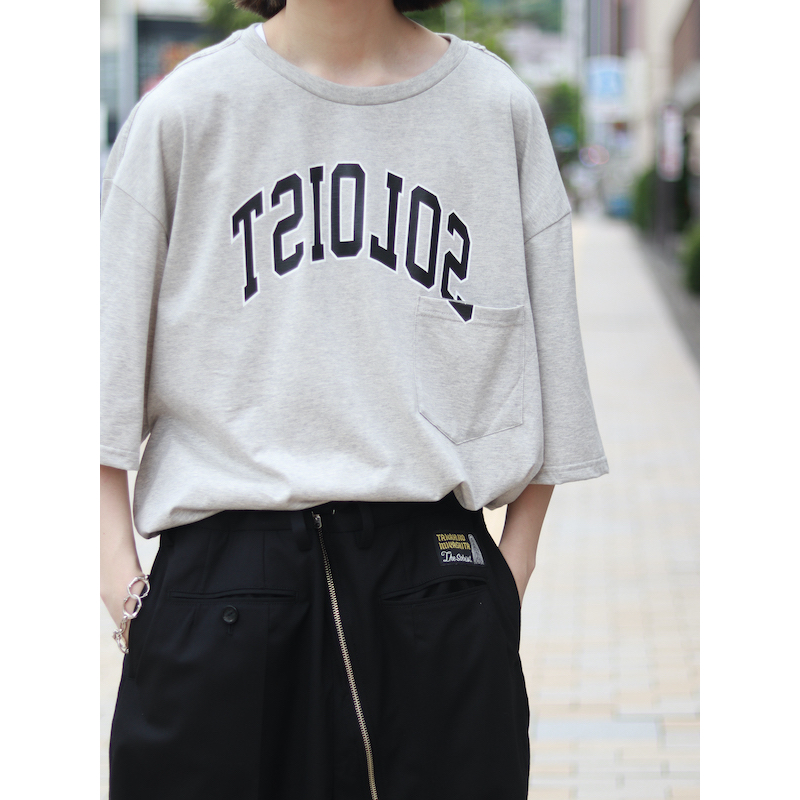 soloist oversized s/s pocket tee - トップス